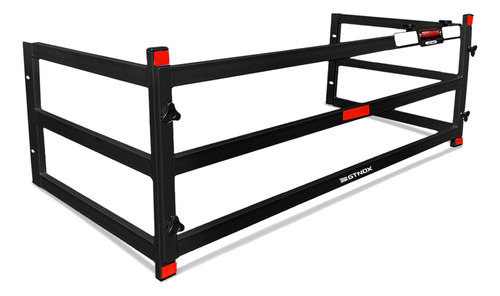 Extensor Caçamba Ranger 2022 2023 Divisor De Cargas Preto