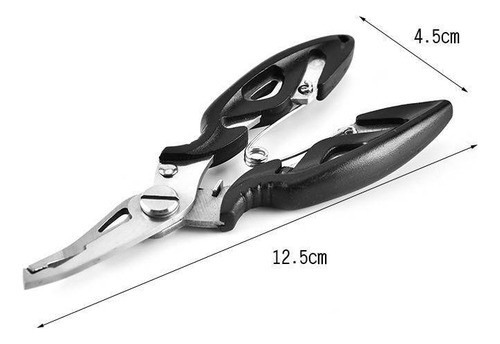 Kit Alicate Pega Peixe Inox Mais Alicate De Pesca Tira Anzol