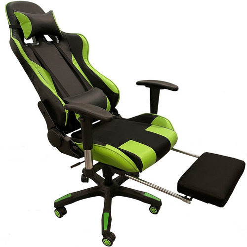 Silla Pc Gamer Escritorio 06 Verde 2 Almohadones 150k Cuotas Silla Pc Gamer Escritorio 06 Verde 2 Almohadones 150k Cuotas