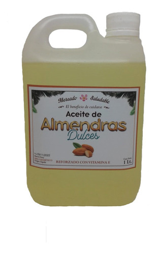 Aceite De Almendras Dulces Con Vit. E X 1 Litro En Balvanera