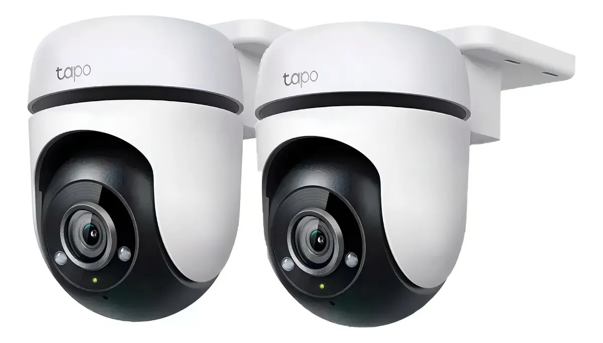Cámara Seguridad Exterior 360° Pack X 2 Tp-link Tapo C500