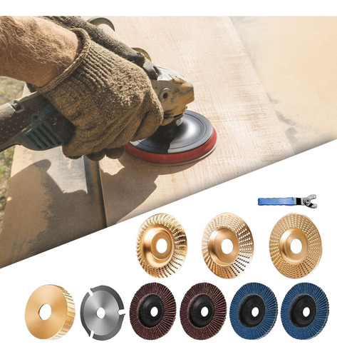 Conjunto De Discos De Escultura Em Madeira, Rodas De Corte,