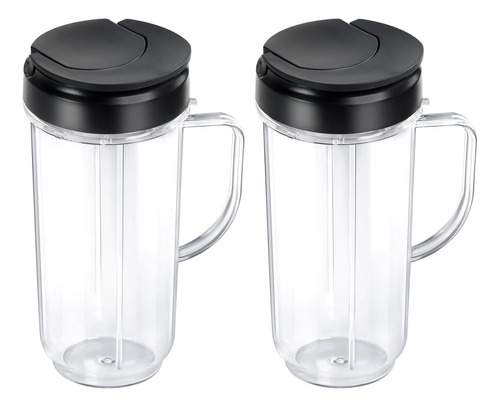 22 Oz Tall Mug Cup With Flip Top To-go Lid - Replacement Pa.