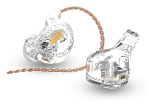 Imagen 3 de 5 de Auriculares In Ear Kz Edx - Hifi 1dd Monitoreo 112db