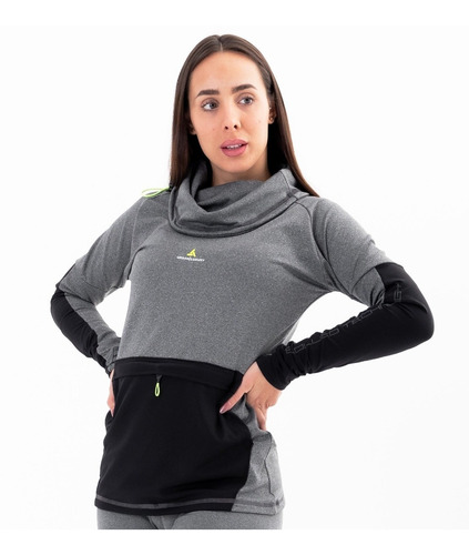 Buzo Deportivo Mujer Cuello Alto Lycra Urban Luxury 