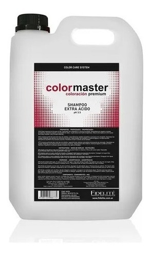 Fidelité Colormaster Shampoo Extra Acido 5lts