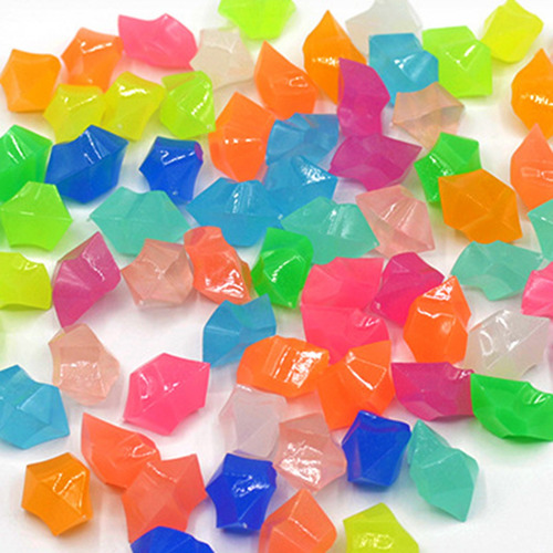 300pcs Brilham No Escuro Pedras Luminosas Pedras Para Jardim