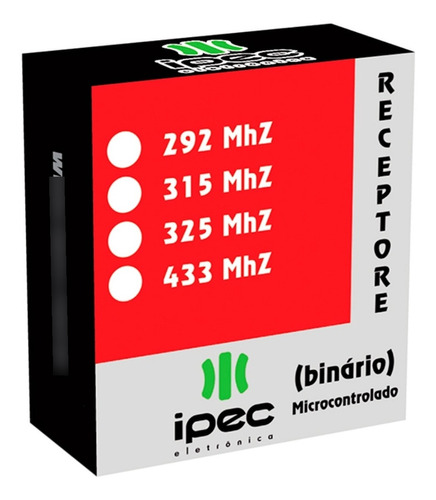 Receptor 315 Mhz Controle Remoto Binário Controlado  Ipec