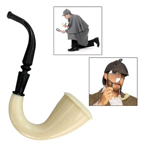 Cachimbo Fantasia Detetive Sherlock Holmes Envio Imediato