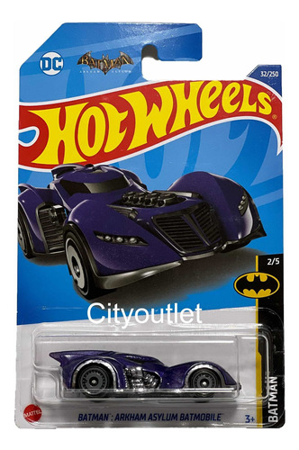 Hot Wheels Batman Arkham Asylum Batmobile Variacion 2022