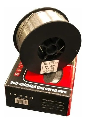 Soldadura Microalambre Flux Core 1mm 1kg Redbo Sin Gas 10pz