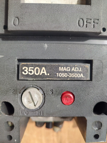 Interruptor Termomagnético Lg 350a Modelo Tjj436350wl (Usado)