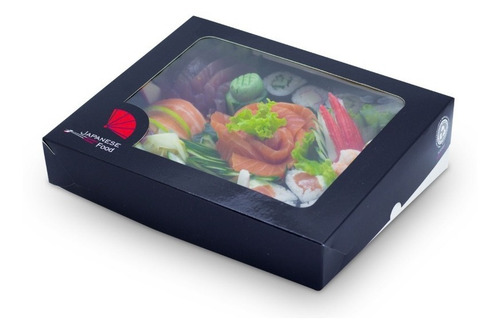 Caixa Para Sushi Delivery- Egg. - Pct C/100 Unid