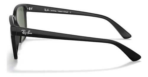 Anteojos Lentes De Sol Ray-ban Rb4339l Clásico Negro Verde L Diseño 601s71 56-18-l