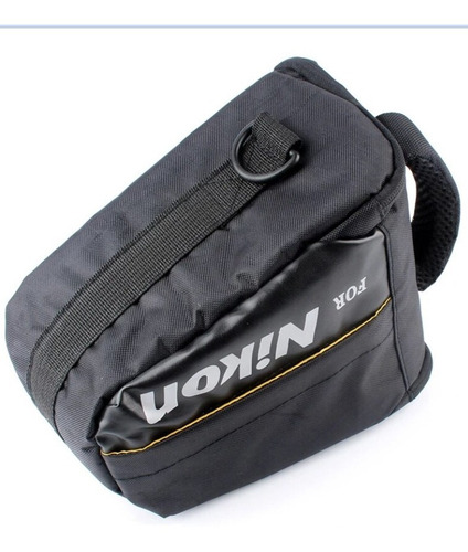 Imagen 3 de 6 de Bolsa Para Cámara Fotográfica, Logo Nikon. Correa De Hombro