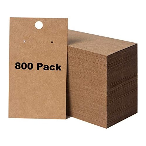 Paquete De 800 Tarjetas Pendientes/soporte De Tarjeta P...