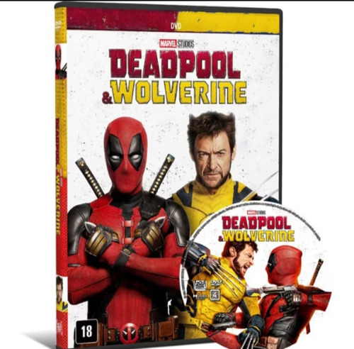 Dvd Deadpool & Wolverine (2024) Audio: Português / Inglês