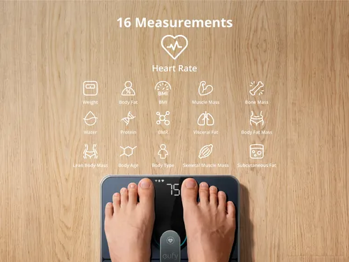 Pesa De Baño Inteligente Eufy P2 Pro Wifi Y Bluetooth