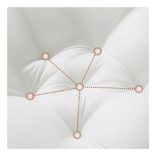 Almohada Nest Sleeper Suave Con Funda De Algodón Flor Flor