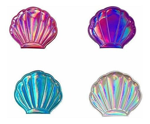 Espejos Para Maquillaje - 4 Color Shell Mirror, Double-sided