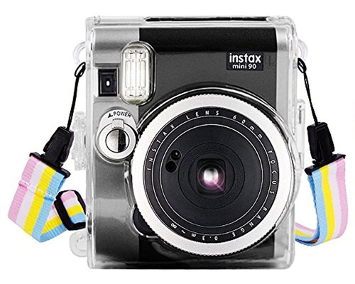 Fujifilm Instax Mini 90 Crystal Case - Wolven - Estuche Para