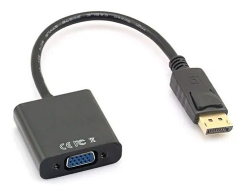 Convertidor Adaptador Cable Displayport Macho A Vga Hembra