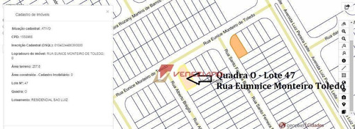 Imagem 2 de 2 de Terreno À Venda, 257 M² Por R$ 192.000,00 - São Luiz - Piracicaba/sp - Te0626