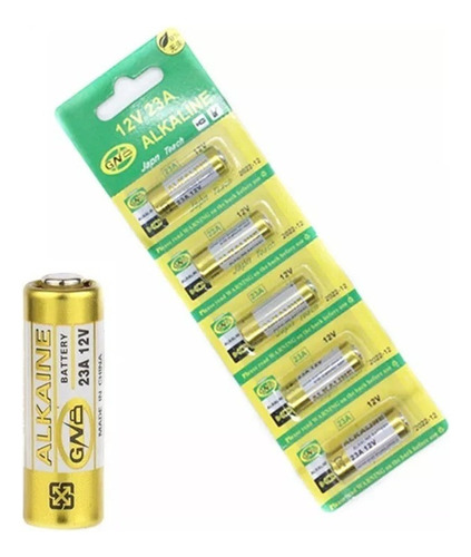 Pack 5 Baterias Pila 23a 12v Control Remoto / 004017