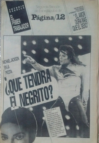 Segunda Sección Página 12 5/9/1993 Polanski Michael Jackson