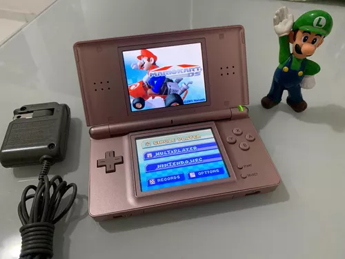 Nintendo Ds Lite Azul + R4 4gb Com Muitos Jogos - Escorrega o Preço