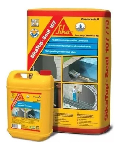 Revestimiento Impermeable Sikatop Seal 107 25kg - Ynter