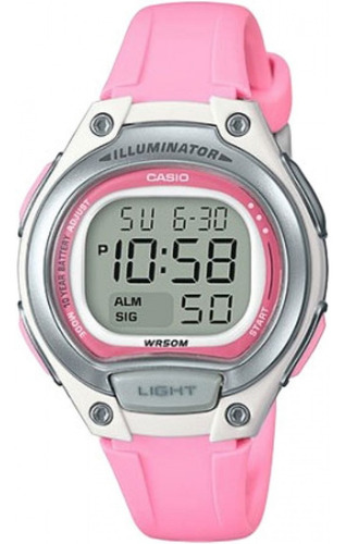 Relógio Casio Feminino Digital Rosa Original 1 Ano Garantia