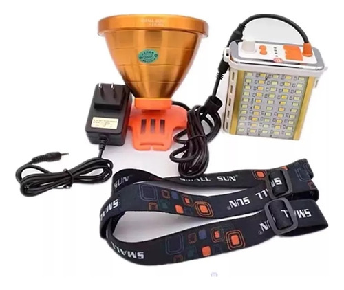 Linterna Foco Led 800w (reales) Caza Camping Minero Lampara