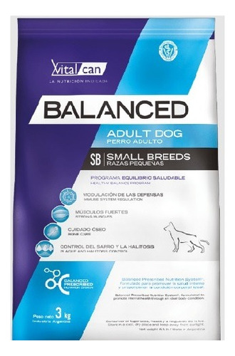 Balanced Perro Adulto Raza Pequeña 15 Kg Animal Shop