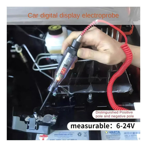 Probador De Corriente Automotriz Bolígrafo 6v-12v-24v-48v