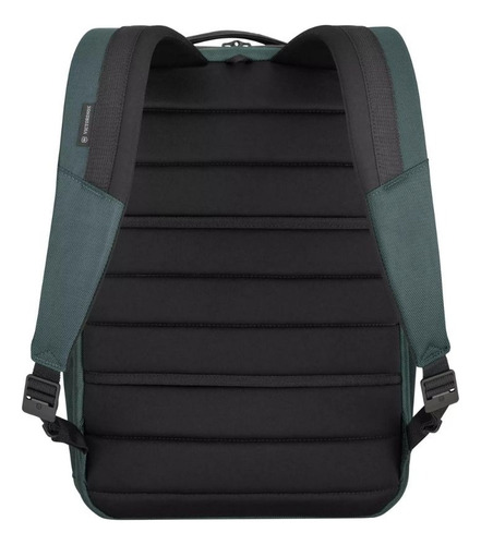 Mochila profissional Altmont, laptop Essential, cor verde Victorinox, design de tecido liso
