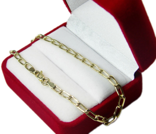 Pulsera Figaro Oro 18k 3 Gramos - 18 Cm Joyeria Esponda