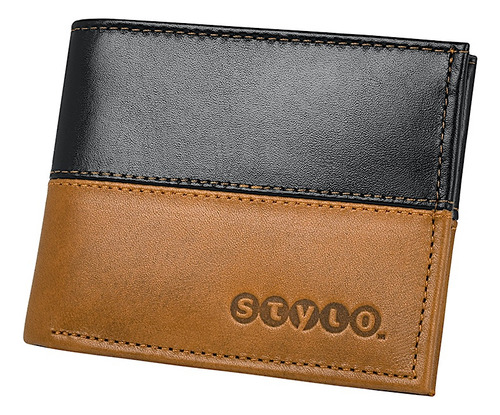 Cartera Caballero Stylo Bc-265c Piel Café