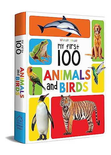 Book : My First 100 Animals And Birds Padded Board Books -.