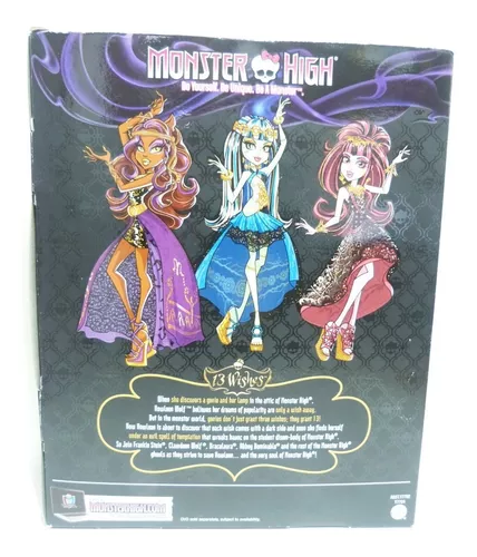 Boneca Monster High Frankie Stein 13 Wishes Assinada no - O Espaço Virtual  do Colecionador