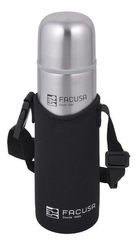 Termo De Acero Facusa 500 Ml + Funda