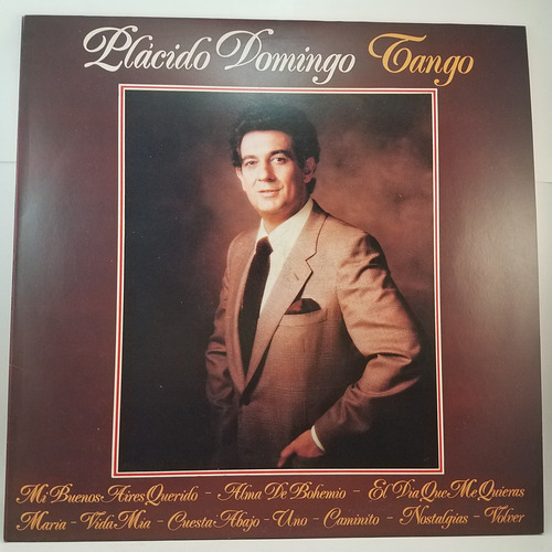 Placido Domingo - Tango - Vinilo - Ex