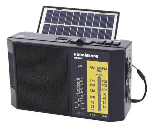 Radio Panel Solar Nordmende, Envíos Gratis A Todo Montevideo