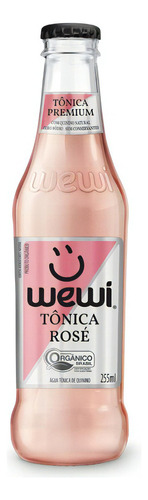 Wewi água tônica rosé orgânica 255ml