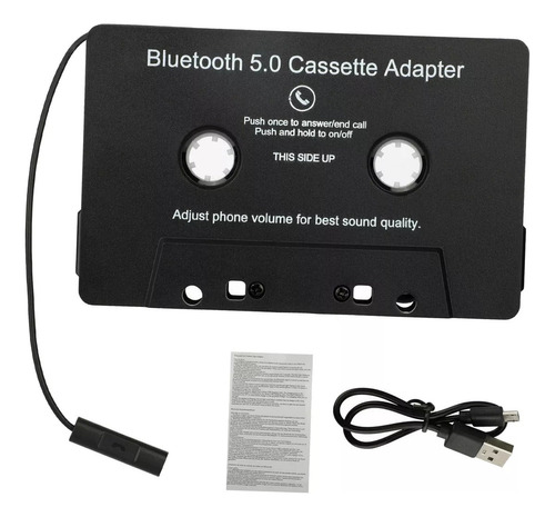 Convertidor Multifunción Coche Cassette Bluetooth .