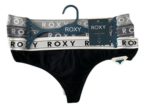 Roxy Set De 3 Colaless De Algodón, Cotton Thong 3pack