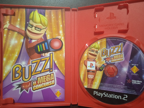 Buzz Mega Concurso Pal - Play Station 2 Ps2 (Usado)