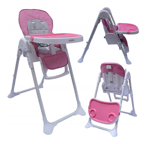 Imagen 1 de 10 de Silla De Comer Mega Baby Multi Posic Altura Bandj Extraible