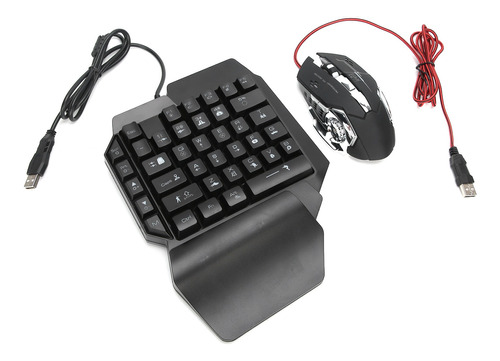 Combinación De Teclado Y Ratón Con Una Mano Para Video Ga