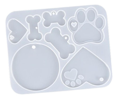 Placa De Identificación Para Perro, Modelo De Silicona,